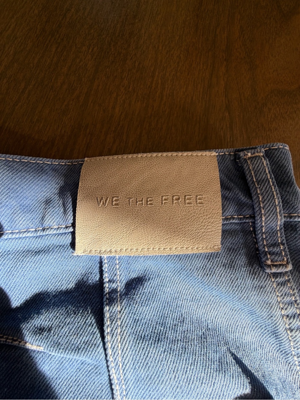 FP We The Free Blue Jay 28 Good Luck Mid Rise Barrel Jeans Like New *Price Firm* - Picture 5 of 6